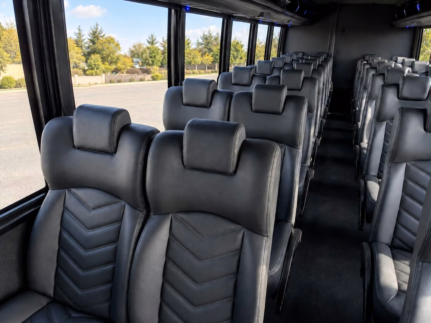 15 passenger minibus inside
