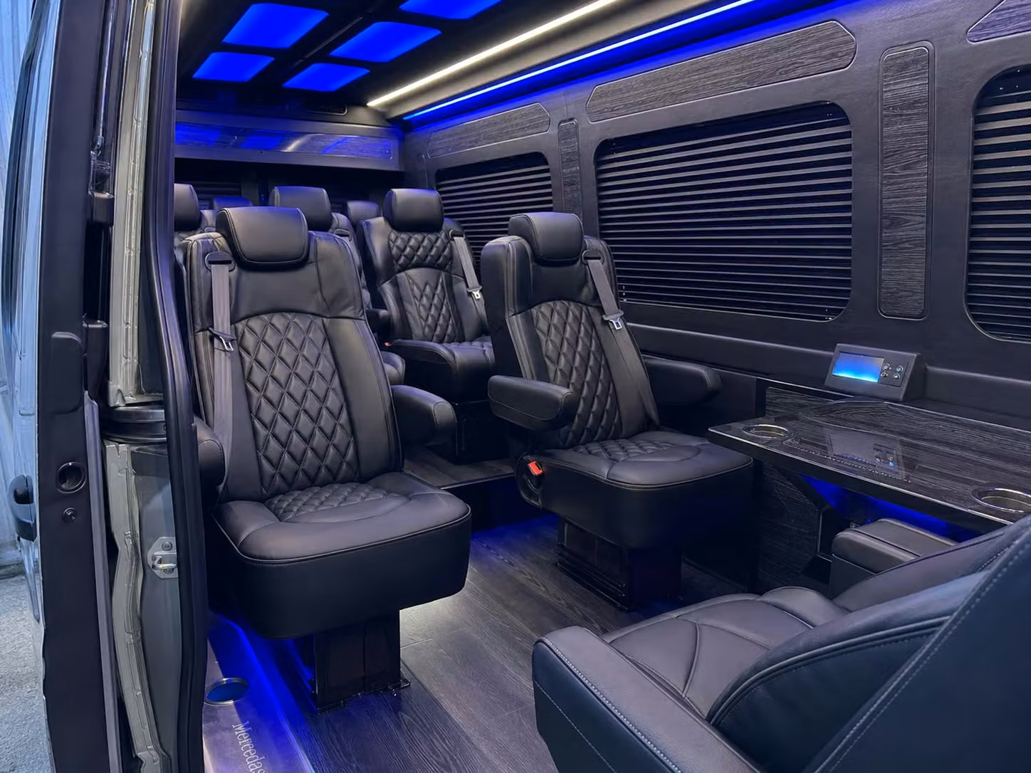 sprinter van transportation for groups and events across tracy