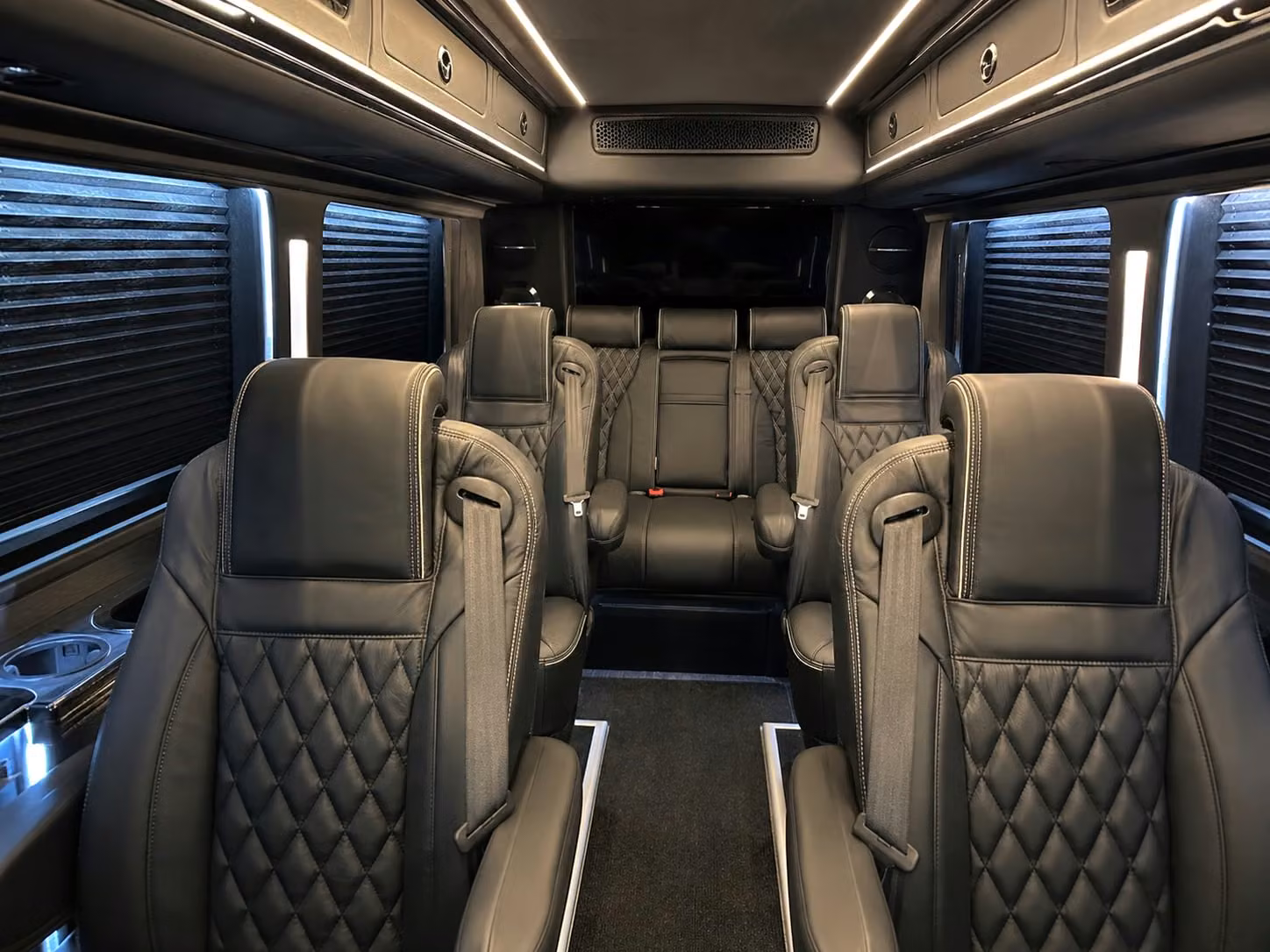 sprinter van with driver inside