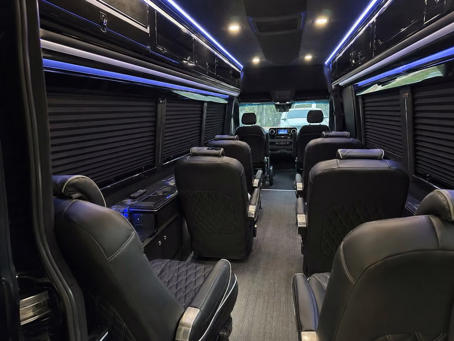 sprinter van with driver interior