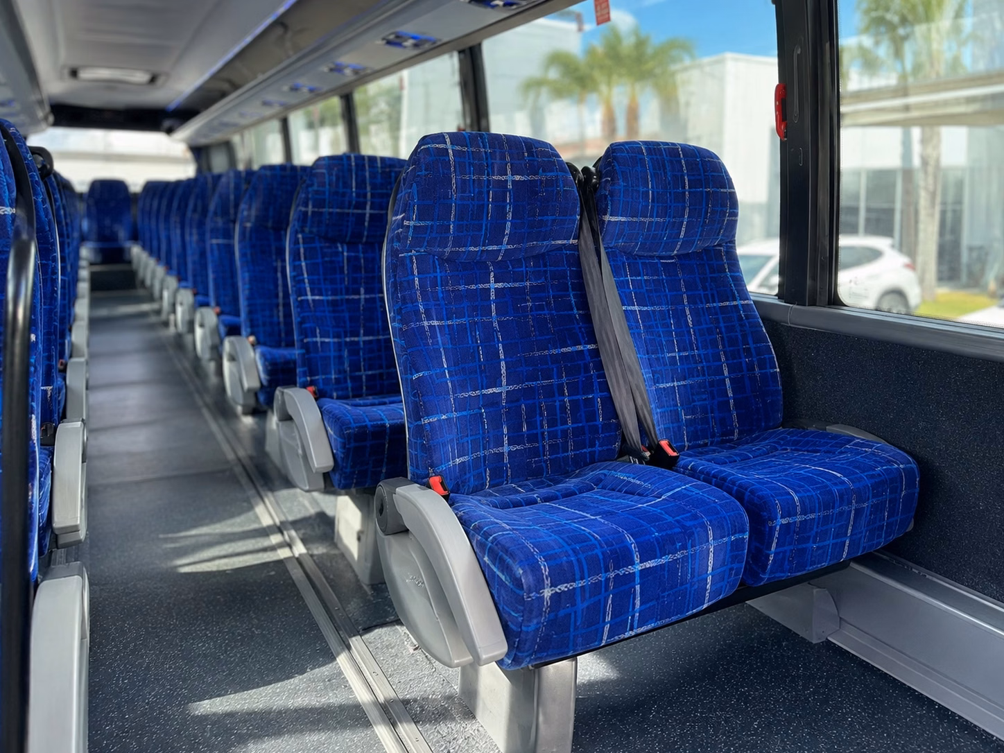 tracy charter bus rental inside